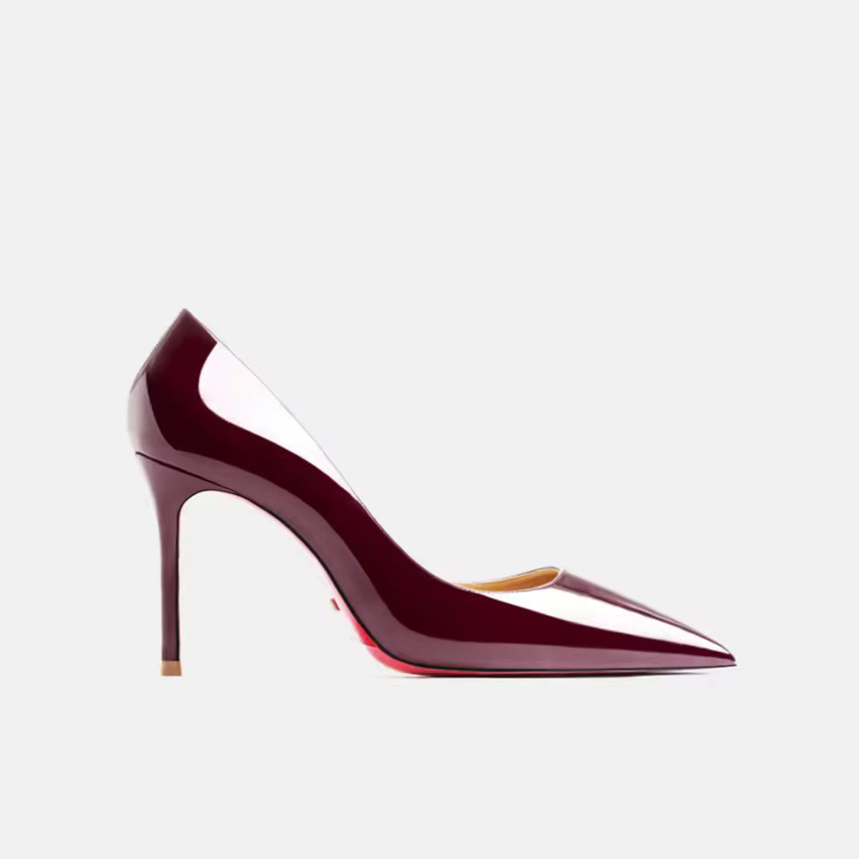 Scarlet Stiletto Pumps
