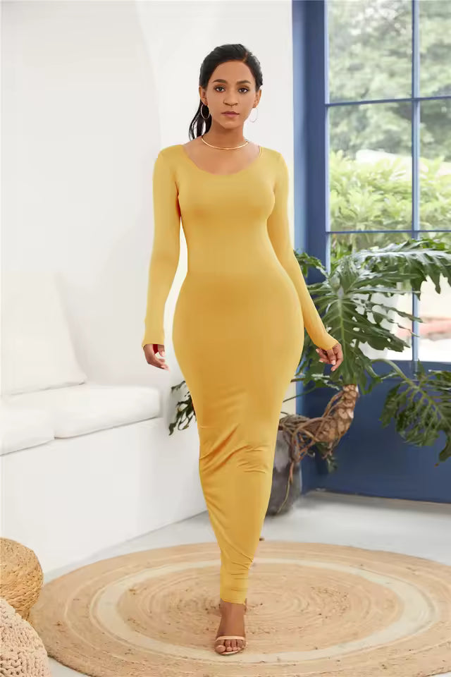Vertebral Column Bodycon dress