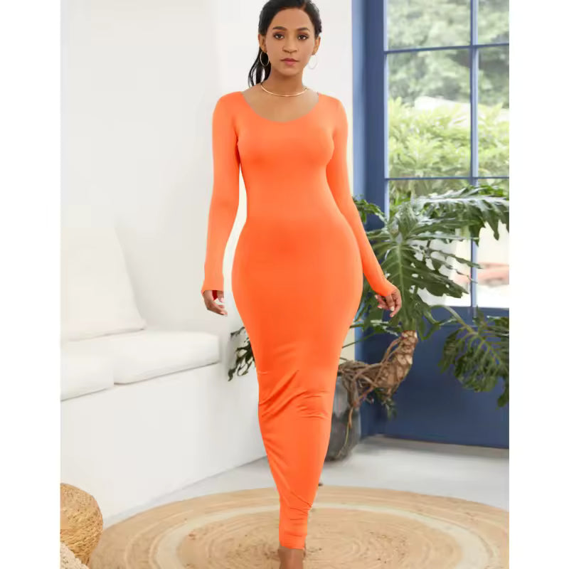 Vertebral Column Bodycon dress