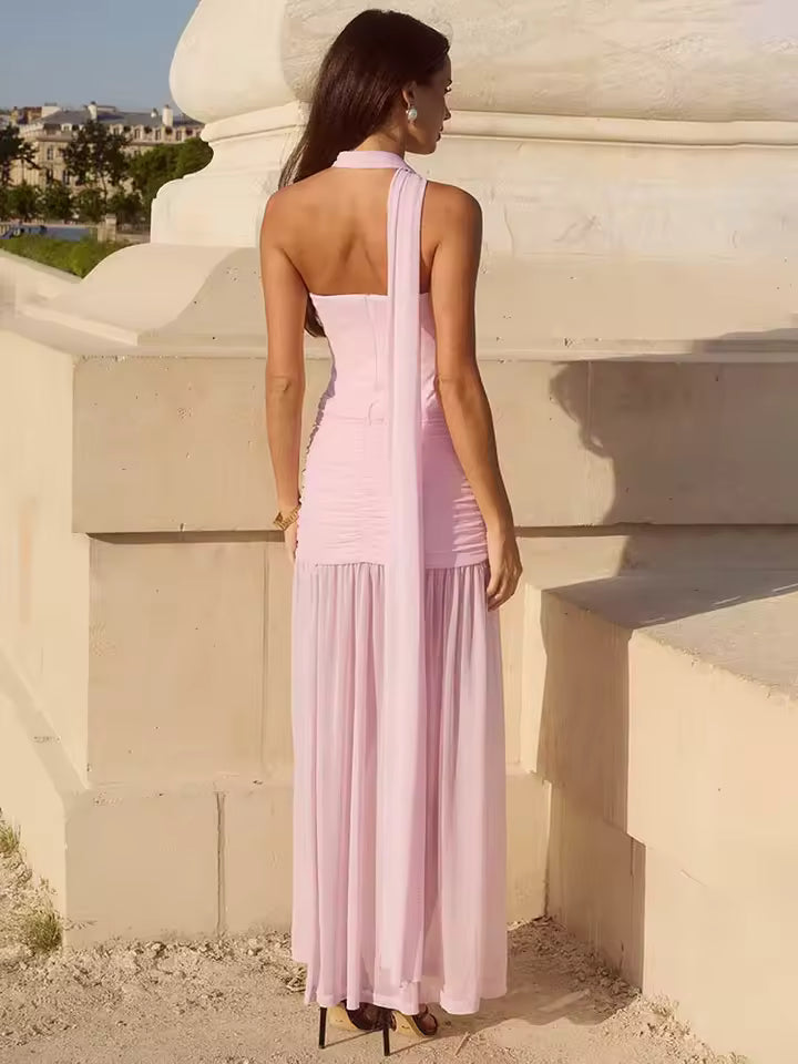 The "Zéphyr" Halter Gown