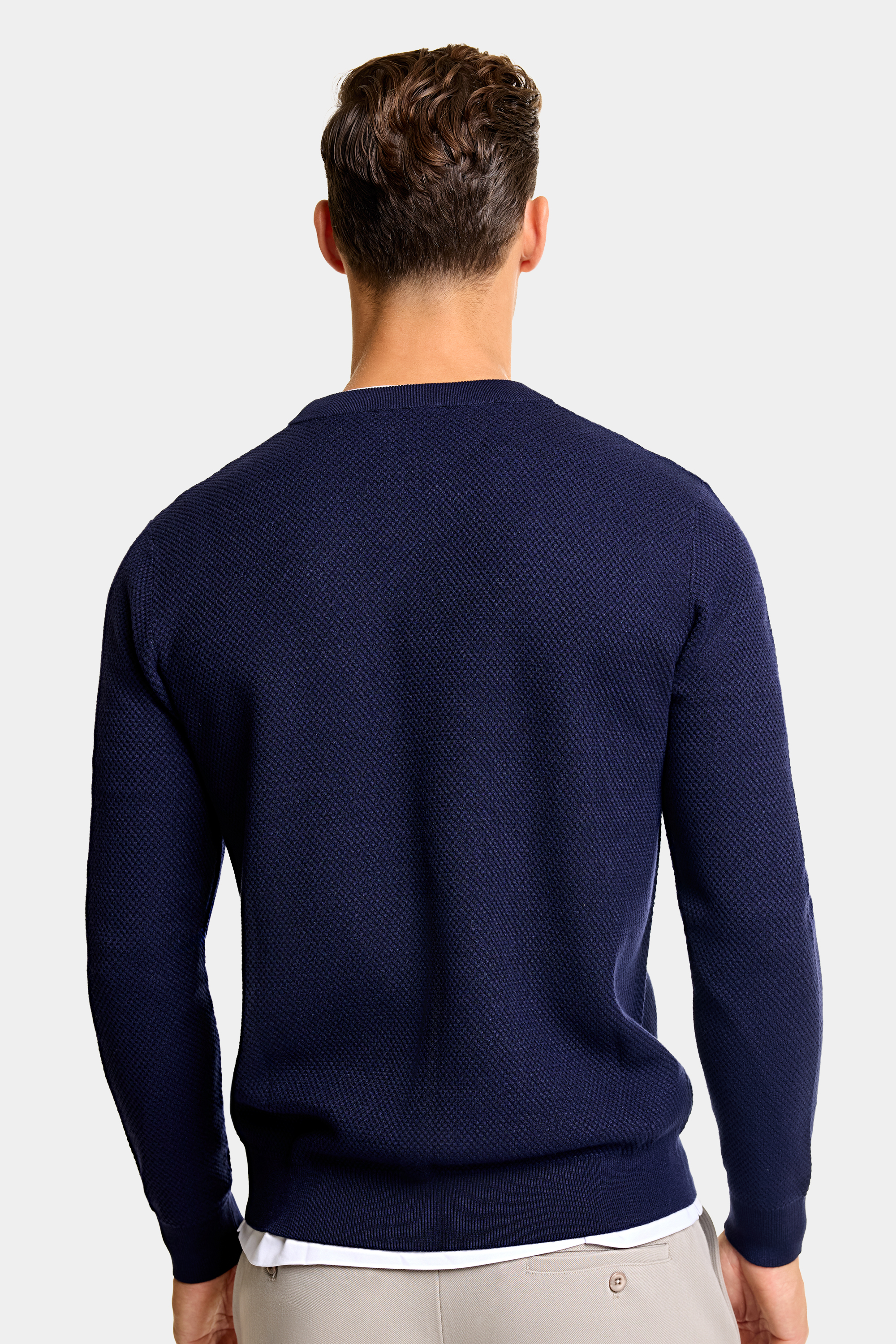 THE NAVY FABIO CREWNECK SWEATER