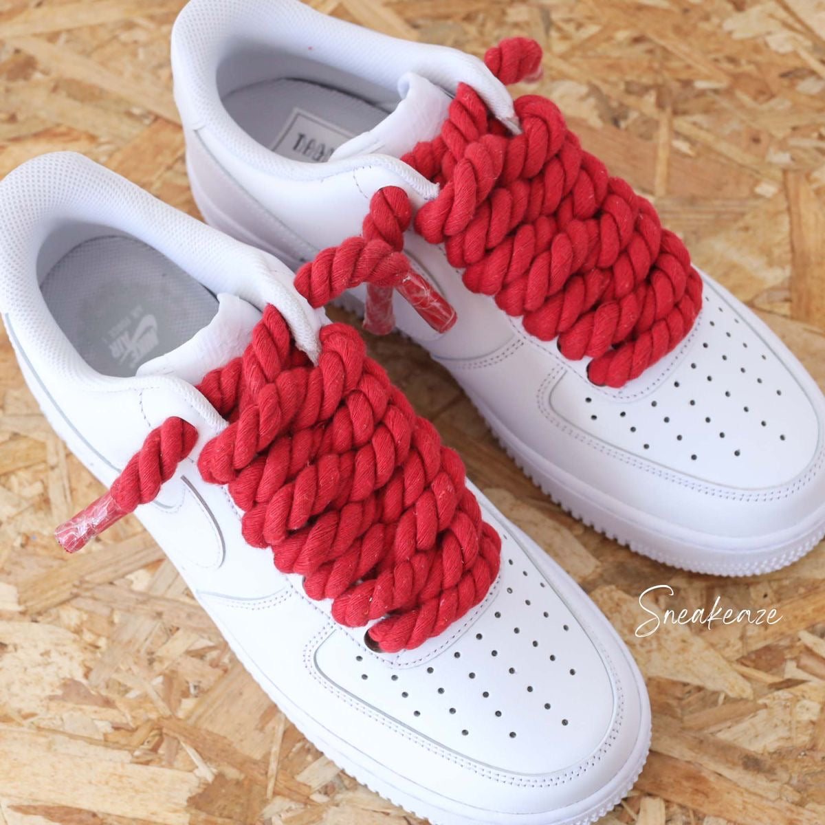 Custom Air forces with rope laces