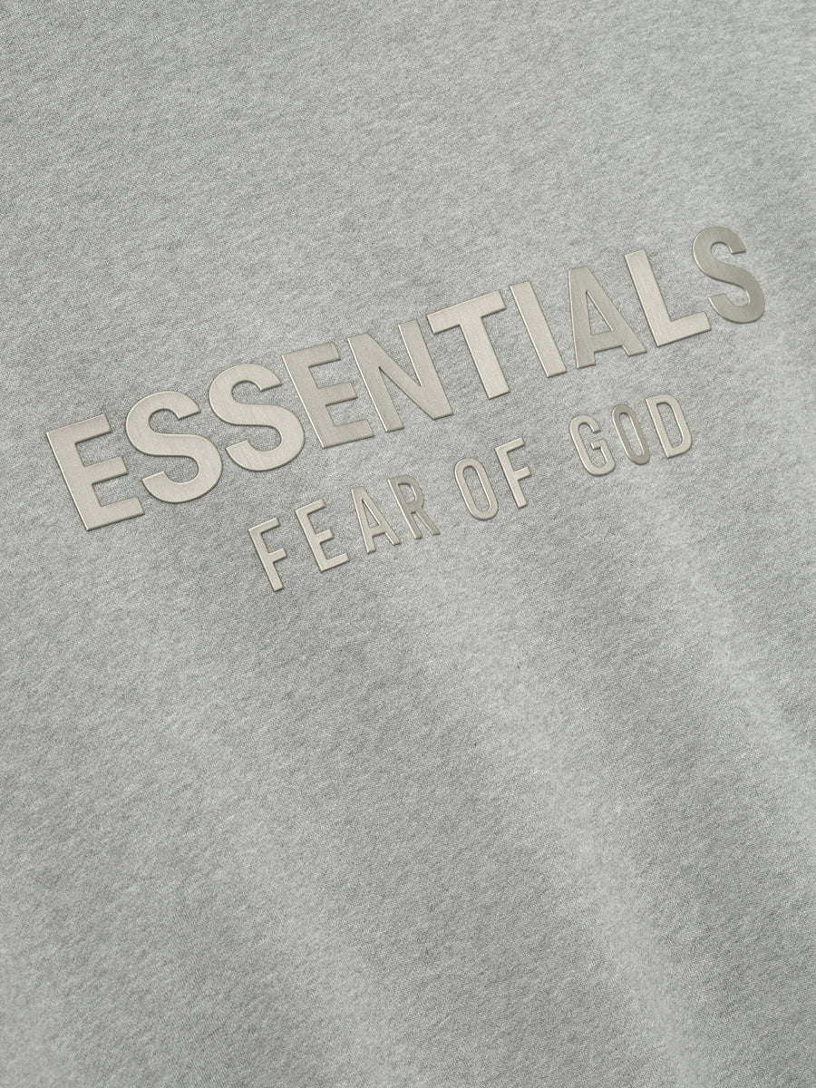 Fear of God Essentials Concrete Heather Classic Fleece Hoodie