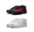 Buy 1 get 1 free :  Nike AirMax Plus “Bred reflective” x Airforce 1