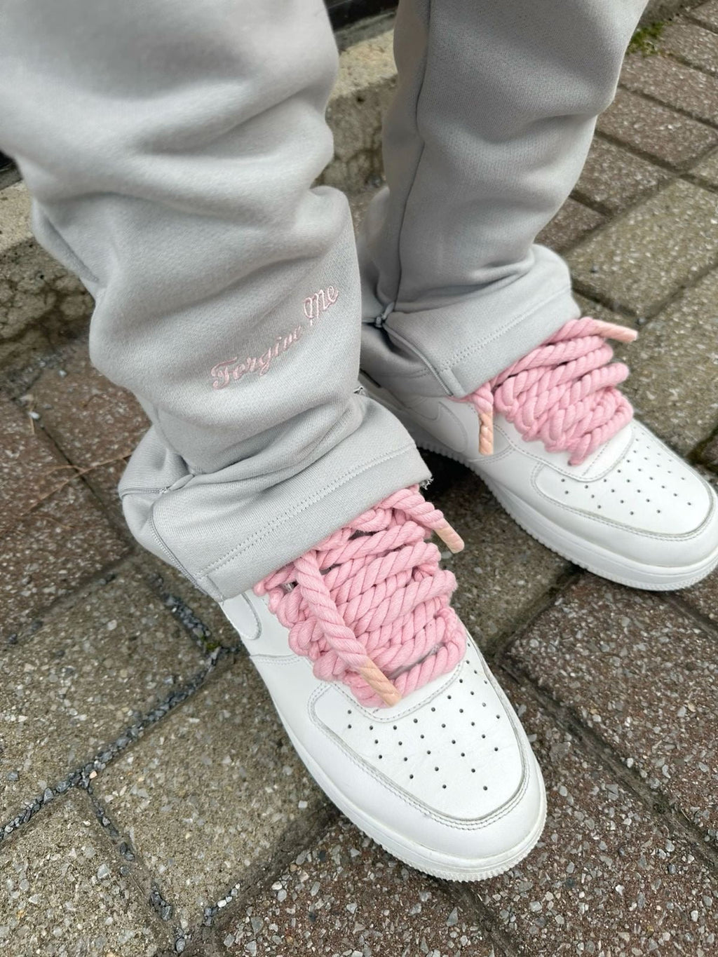 Custom Air forces with rope laces