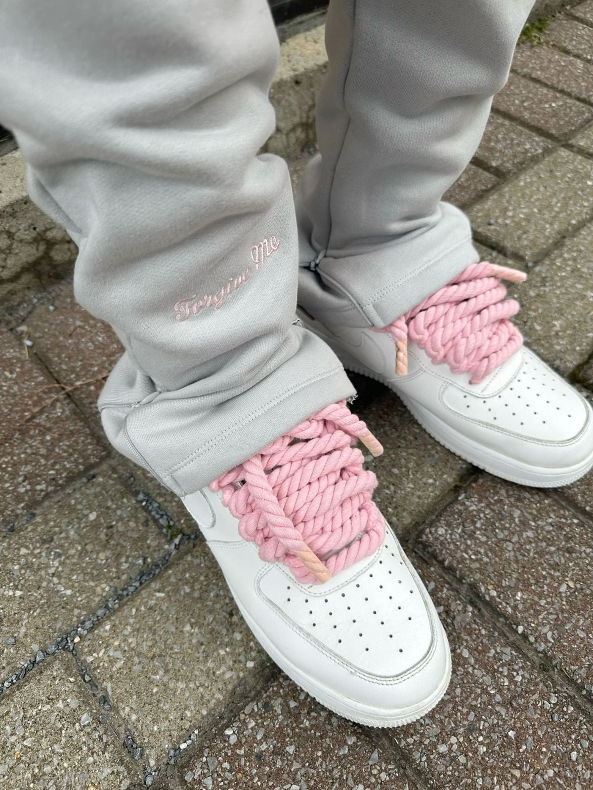 Custom Air forces with rope laces