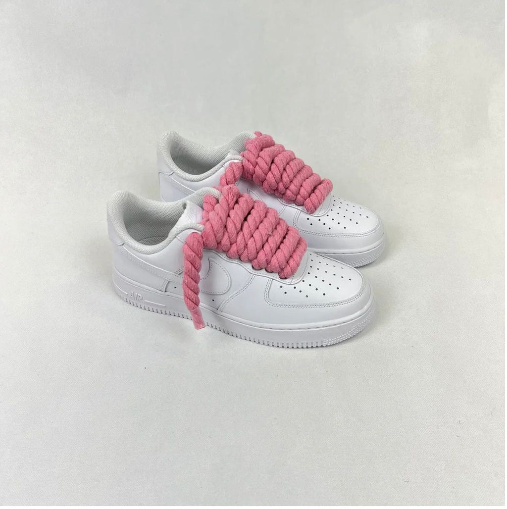 Custom Air forces with rope laces
