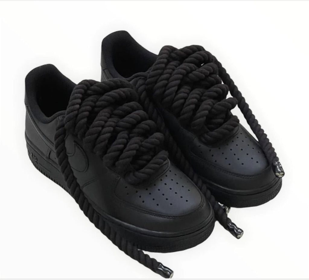 Custom Air forces with rope laces