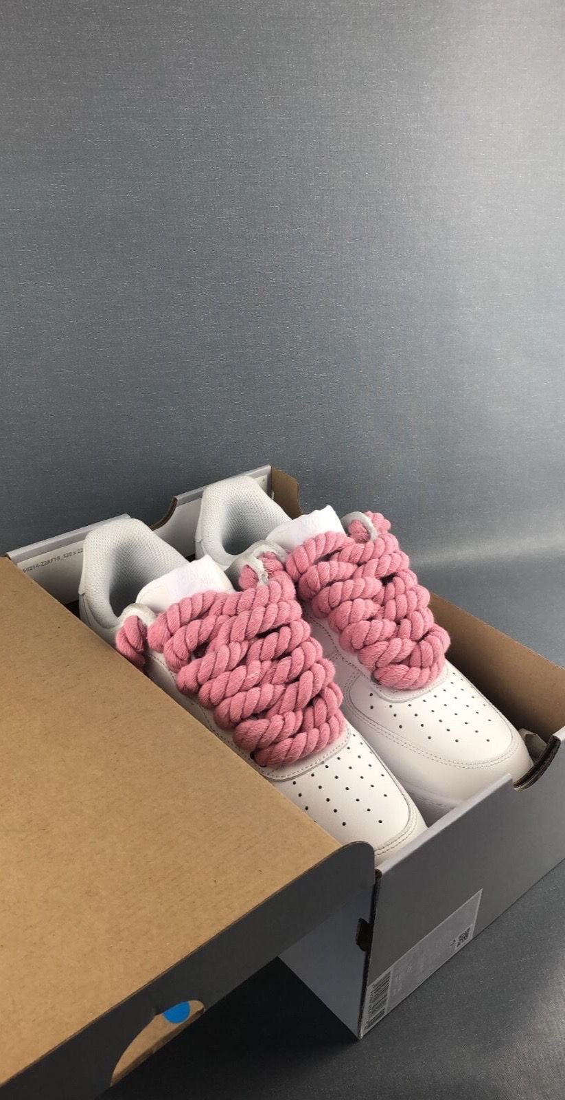 Custom Air forces with rope laces