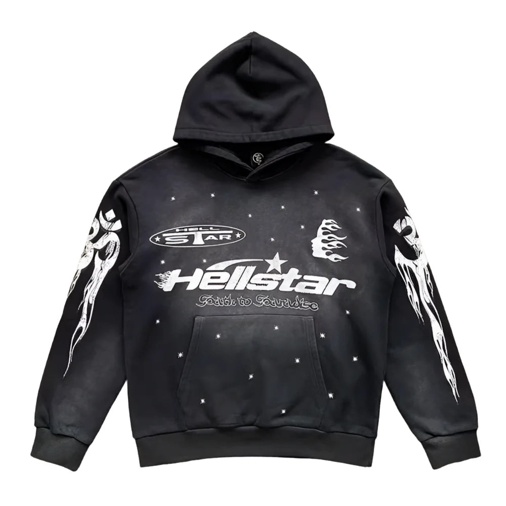 HELLSTAR BLACK RACER FLARE SWEATPANTS