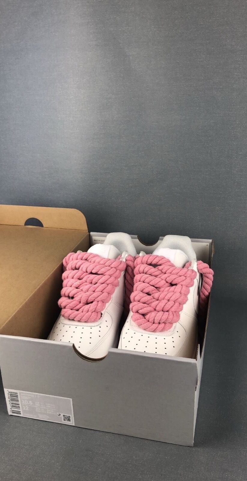 Custom Air forces with rope laces