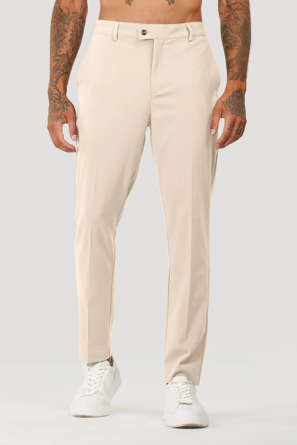 STONE GREY MILANO TROUSERS