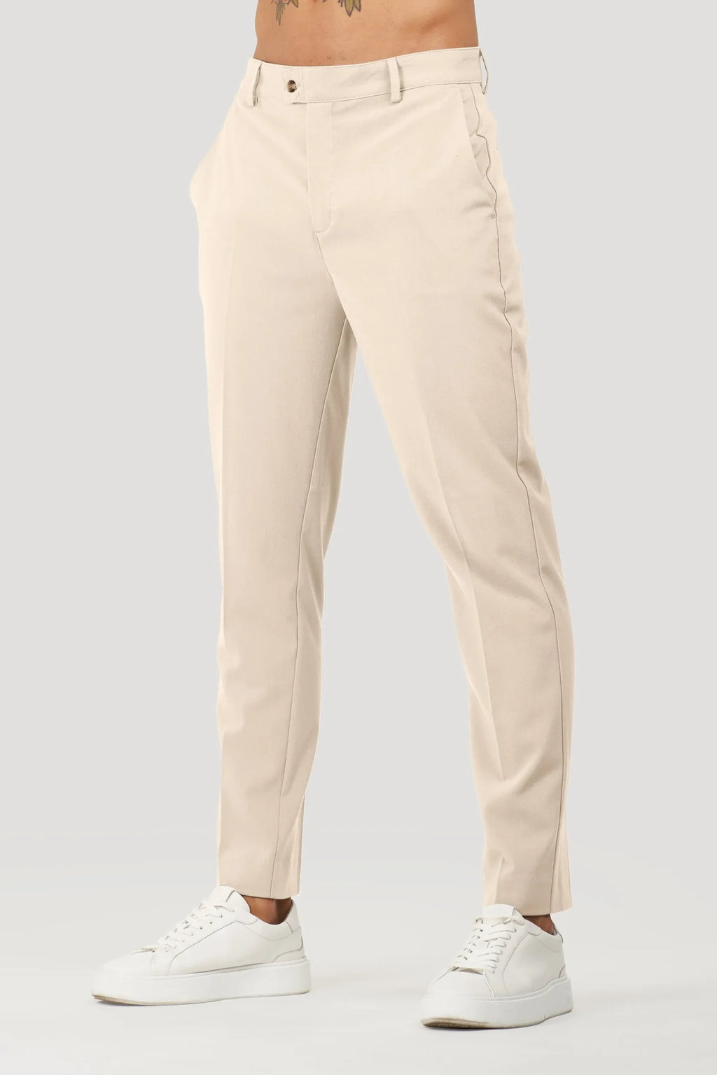 STONE GREY MILANO TROUSERS