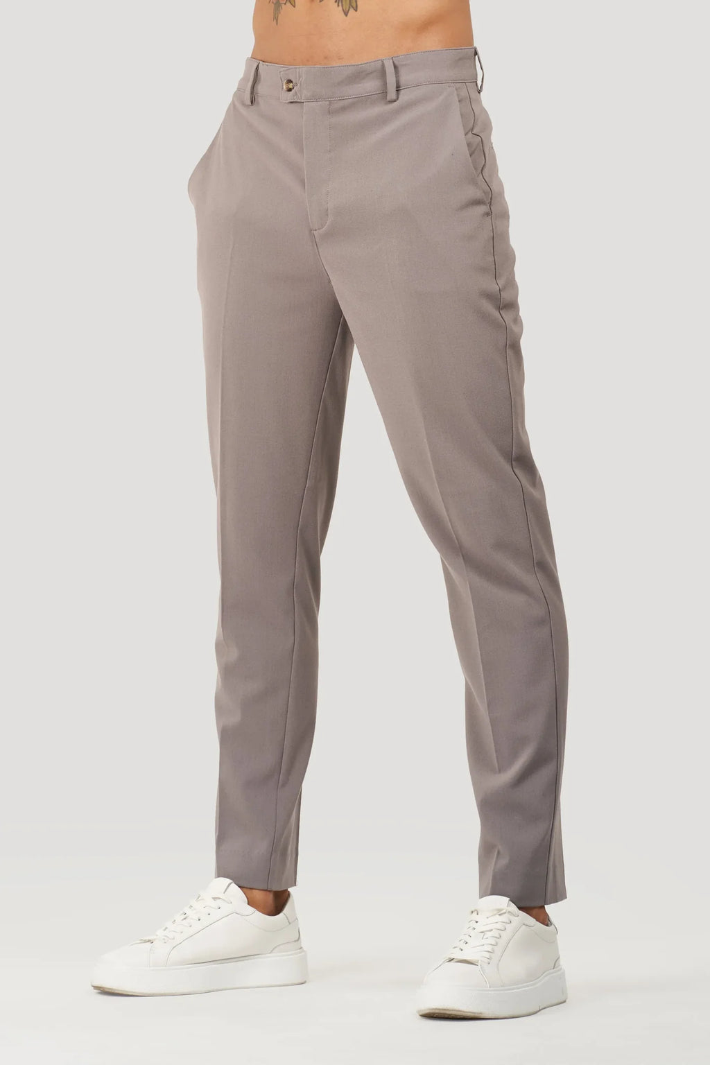 STONE GREY MILANO TROUSERS