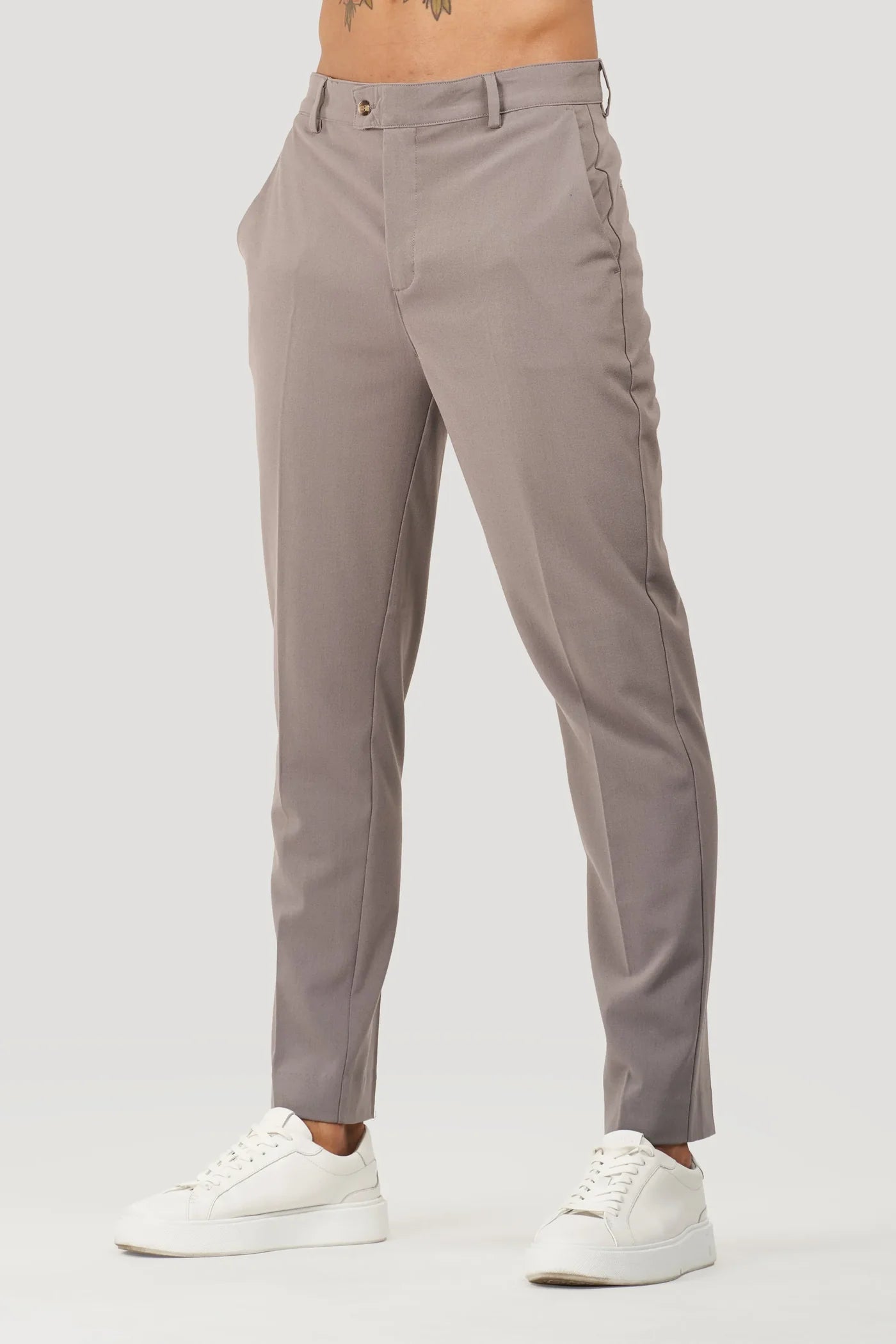 STONE GREY MILANO TROUSERS