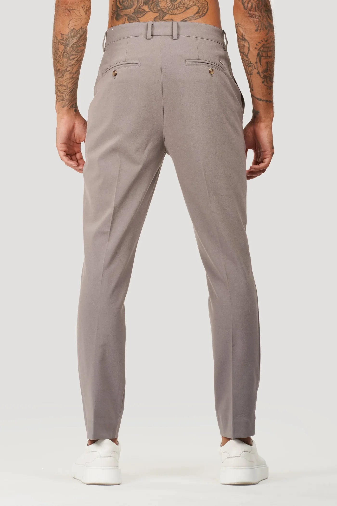 STONE GREY MILANO TROUSERS