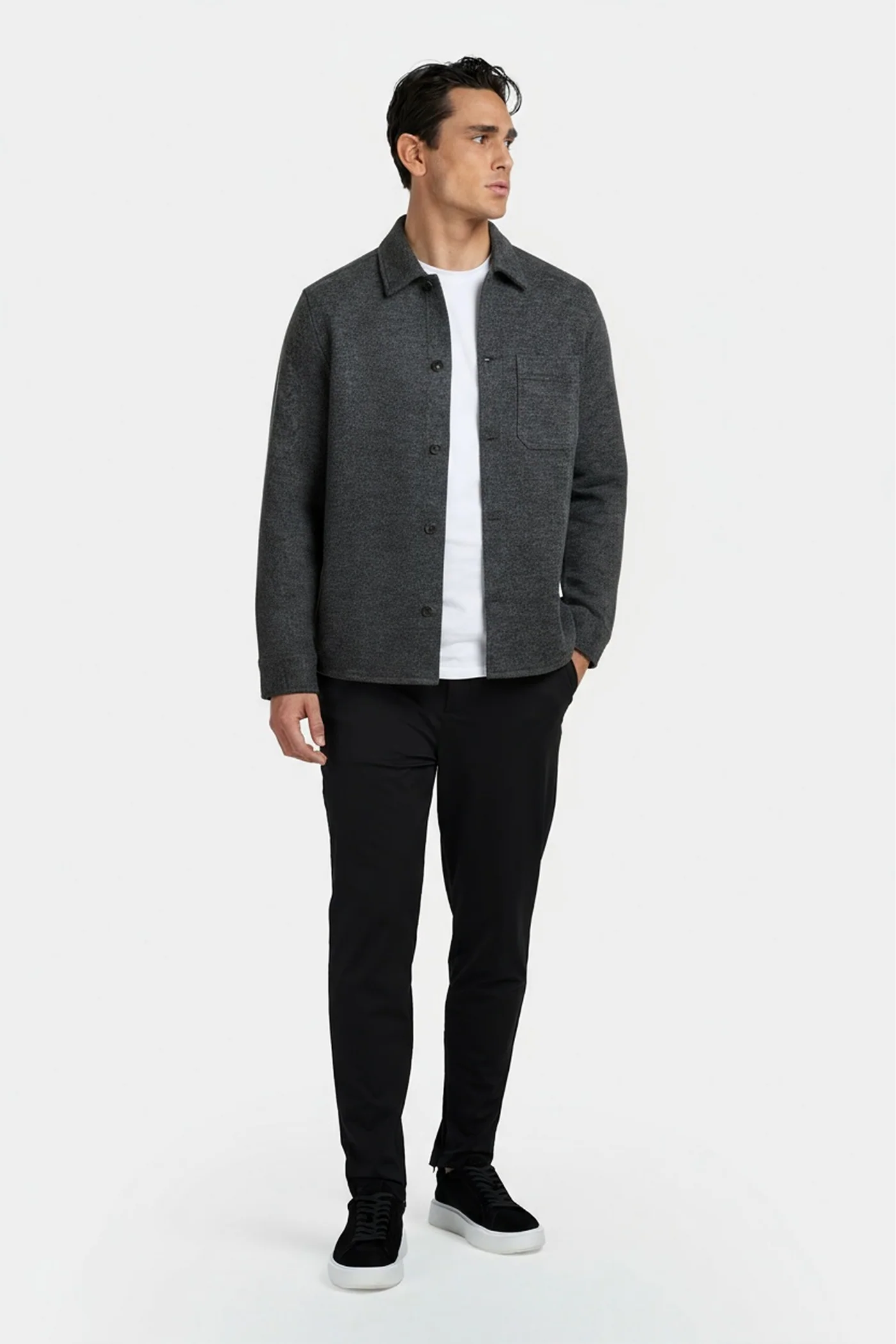 THE GREY OTTO WOOL OVERSHIRT