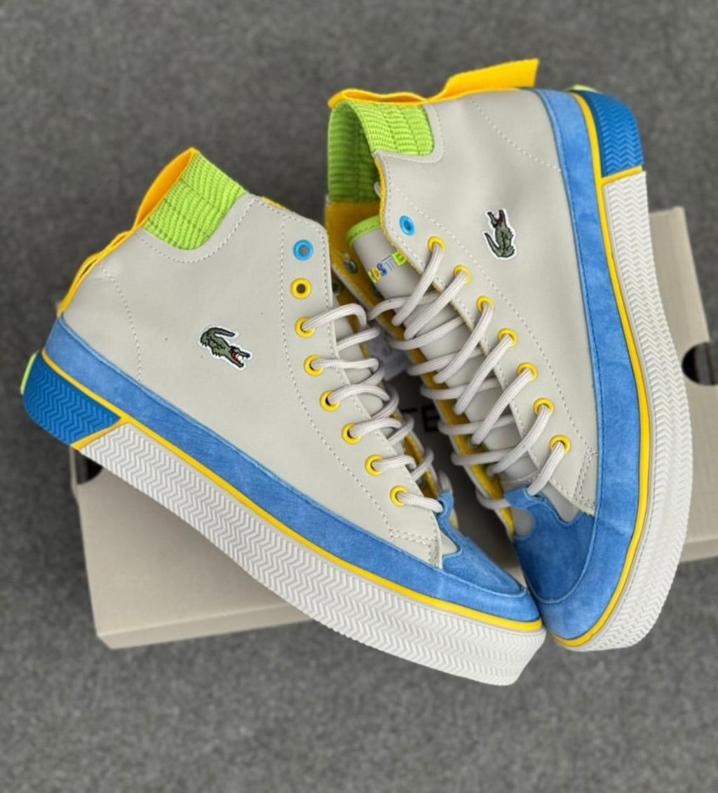 Lacoste Gripshot Mid Sneaker (blue/Green/brown)