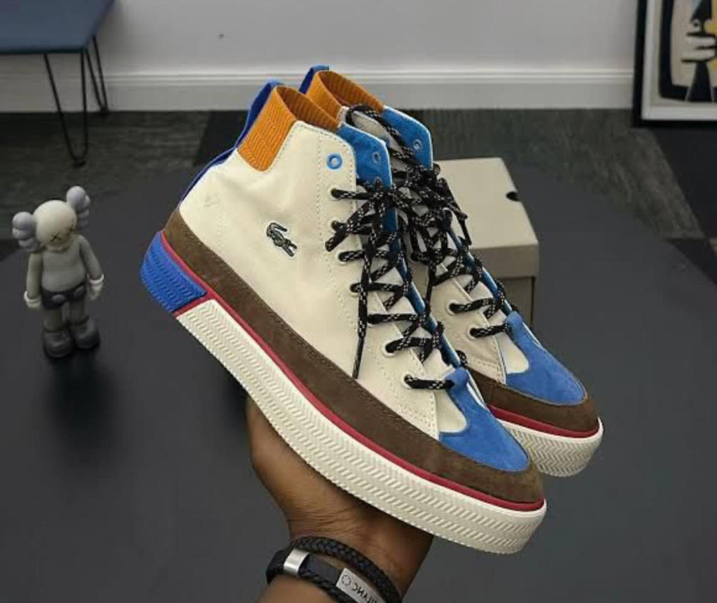 Lacoste Gripshot Mid Sneaker (blue/Green/brown)