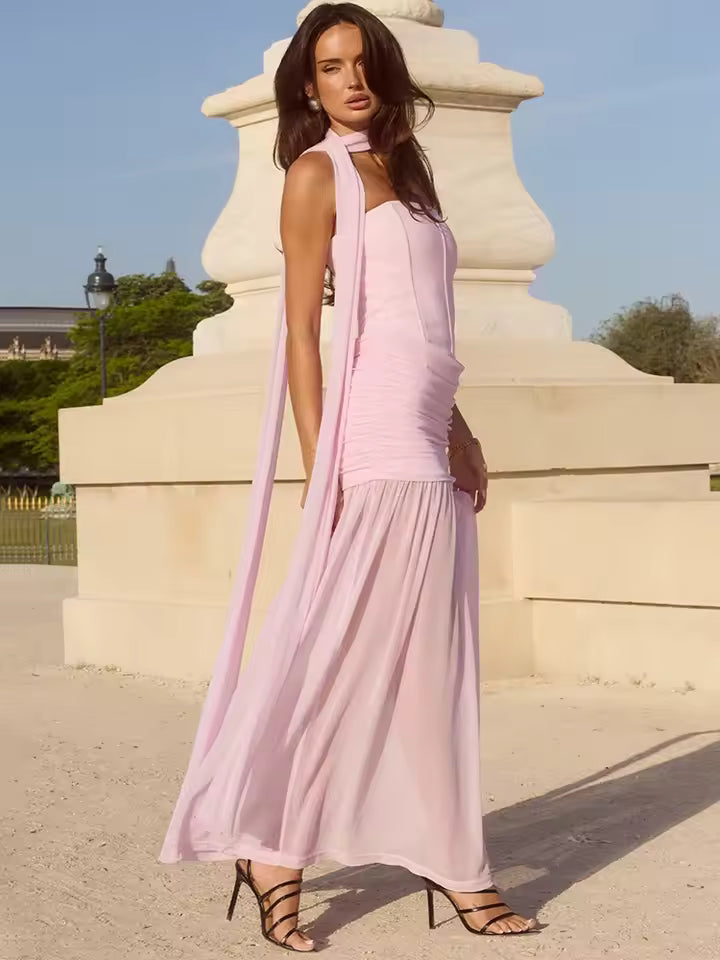 The "Zéphyr" Halter Gown