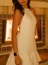 The "Aérofila" Halter Dress