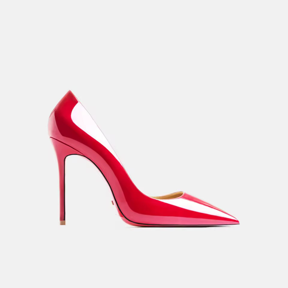 Scarlet Stiletto Pumps