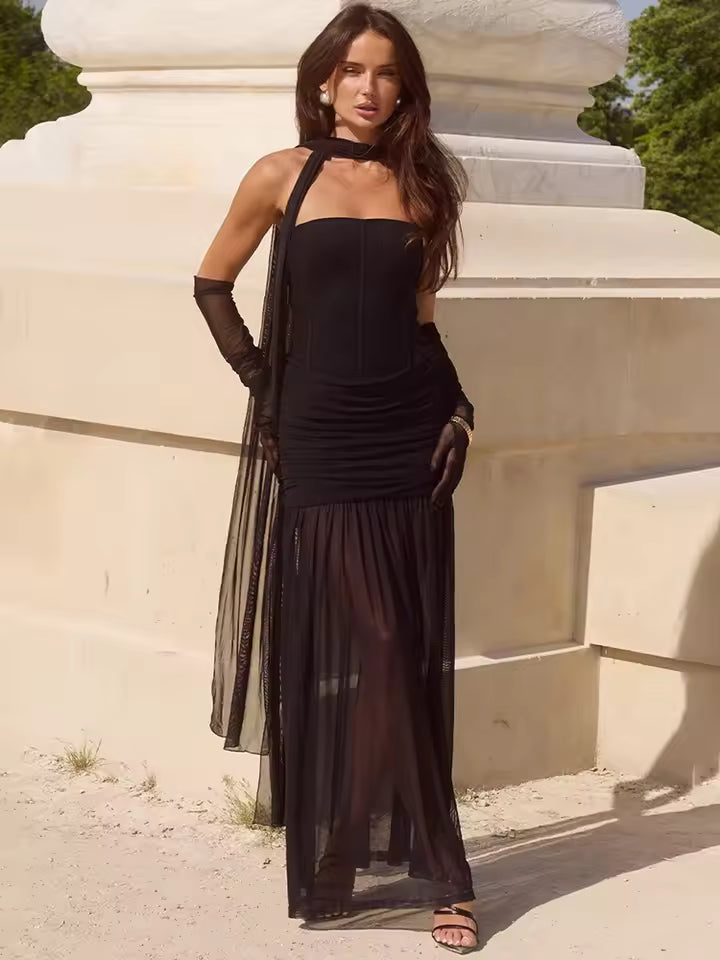 The "Zéphyr" Halter Gown